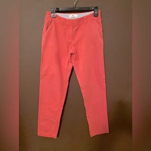 Vineyard Vines Chinos In Coral. Size 0. Very Good Used Condition.